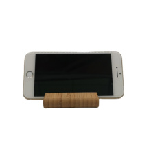 Custom  Laser Logo Bamboo Cell Phone  Holders  Mini Smart Phone Holder Wood Bamboo Mobile Phone Stand
